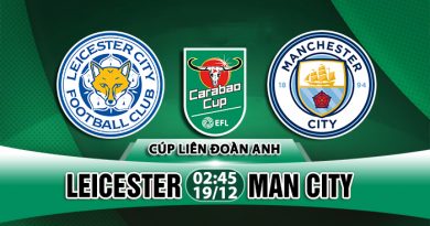 Link Sopcast: Leicester vs Man City, 02h45 ngày 19/12