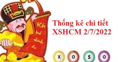 Thống kê chi tiết XSHCM 2/7/2022 hôm nay