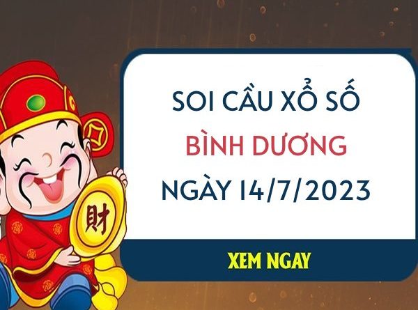 thống kê xổ số Bình Dương ngày 14/7/2023 thứ 6 hôm nay