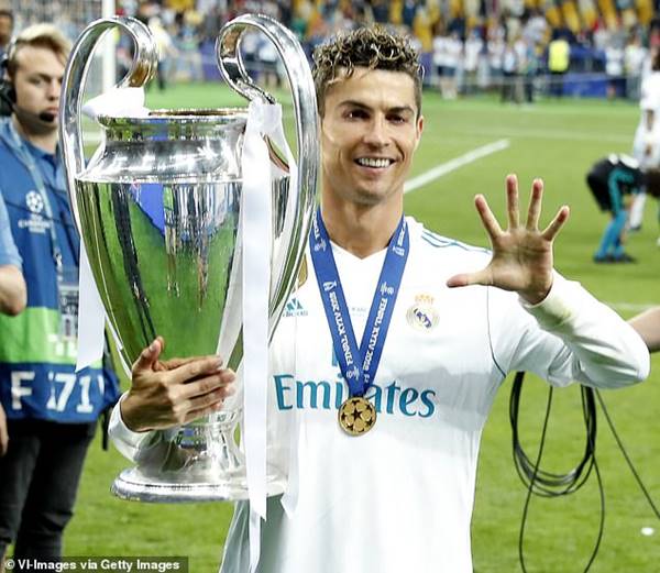 Ronaldo vô địch C1 5 lần