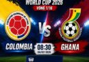 Số liệu trận đấu Colombia gặp Ghana 8h30 ngày 4/7 Số liệu trận đấu Colombia gặp Ghana 8h30 ngày 4/7