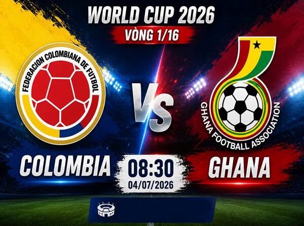 Số liệu trận đấu Colombia gặp Ghana 8h30 ngày 4/7 Số liệu trận đấu Colombia gặp Ghana 8h30 ngày 4/7